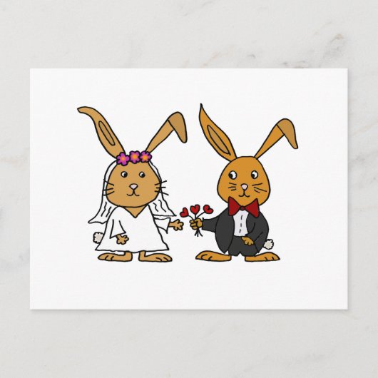 Cartoon der Sonnenbrille und der Groom-Braun-Kanin Postkarte (Vorderseite)
