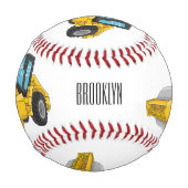 Cartoon der Straßenwalze Baseball (Rückseite)