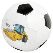 Cartoon der Straßenwalze Fußball (Dreiviertel)