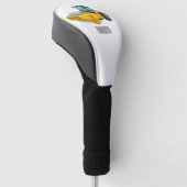 Cartoon der Straßenwalze Golf Headcover (angewinkelt)