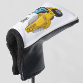 Cartoon der Straßenwalze Golf Headcover (3/4 Vorderseite)