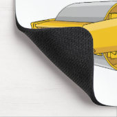 Cartoon der Straßenwalze Mousepad (Ecke)