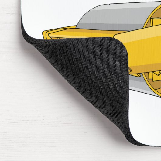 Cartoon der Straßenwalze Mousepad (Ecke)