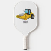 Cartoon der Straßenwalze Pickleball Schläger (Rückseite)