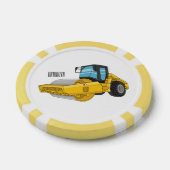 Cartoon der Straßenwalze Pokerchips (Einzeln)