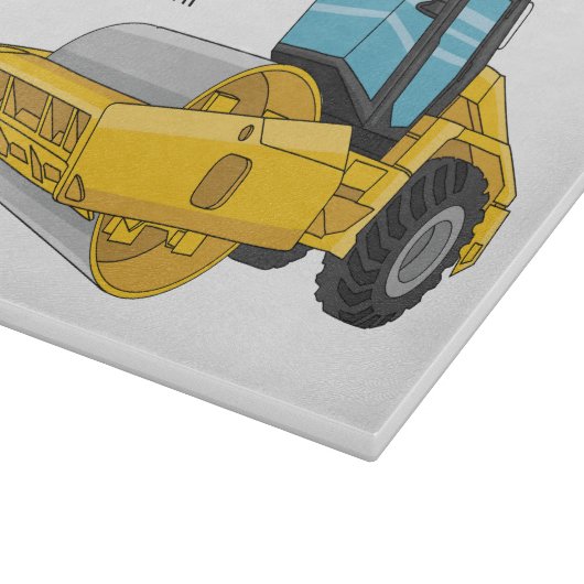 Cartoon der Straßenwalze Schneidebrett (Ecke)