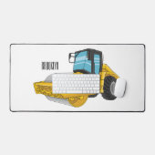 Cartoon der Straßenwalze Schreibtischunterlage (Tastatur & Maus)