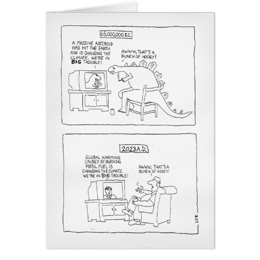 Cartoon der Stunde: Erde in der Krise (Vorne)