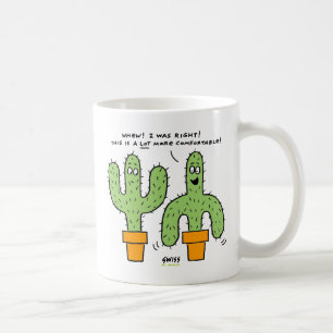 Cartoon der Südwestwüste Kakteen Funny Mug Kaffeetasse