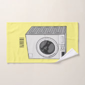 Cartoon der Waschmaschine Badhandtuch Set (Handtuch)
