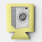 Cartoon der Waschmaschine Dosenkühler (Rückseite)
