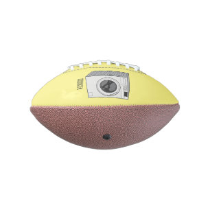 Cartoon der Waschmaschine Football