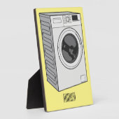 Cartoon der Waschmaschine Fotoplatte (Seite)