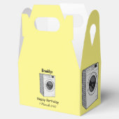 Cartoon der Waschmaschine Geschenkschachtel (Geöffnet)