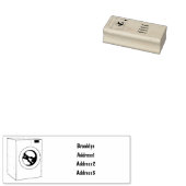 Cartoon der Waschmaschine Gummistempel (Stempel)