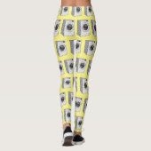 Cartoon der Waschmaschine Leggings (Rückseite)