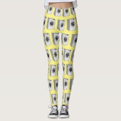 Cartoon der Waschmaschine Leggings (Vorderseite)