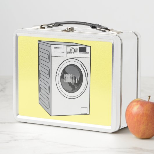 Cartoon der Waschmaschine Metall Brotdose (Beispiel)