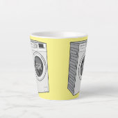 Cartoon der Waschmaschine Milchtasse (Vorderseite)