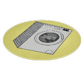 Cartoon der Waschmaschine Schneidebrett (Ecke)