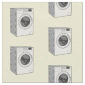Cartoon der Waschmaschine Stoff (Nahaufnahme)