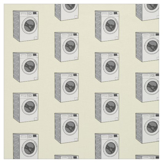 Cartoon der Waschmaschine Stoff (Muster)