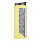 Cartoon der Waschmaschine Thermosbecher (Nach links gedreht)