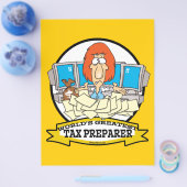 CARTOON DER WELTBESTEN STEUERVORBEREITUNG FLYER (Einzeln)