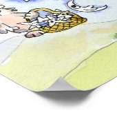 Cartoon der wohlhabenden Natur Abraham Hicks Zitat Poster (Ecke)