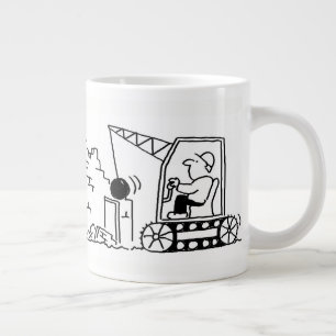 Cartoon des AbrissAN Jumbo-Tasse