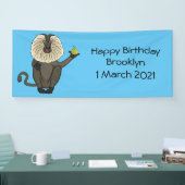 Cartoon des Affen Banner (Messe)