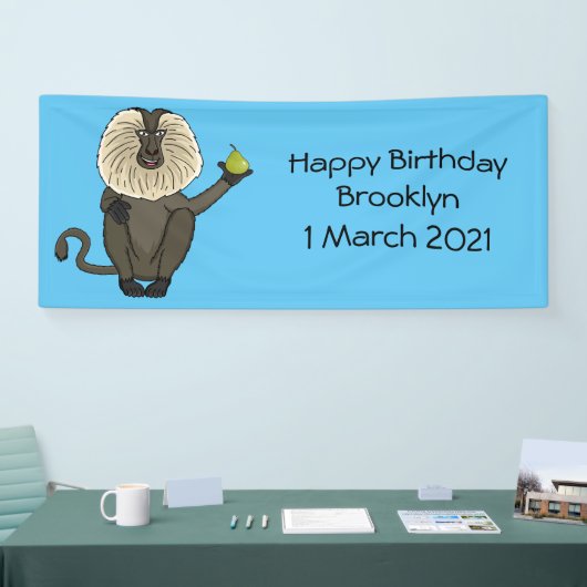 Cartoon des Affen Banner (Messe)