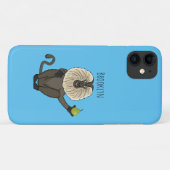 Cartoon des Affen Case-Mate iPhone Hülle (Rückseite (Horizontal))