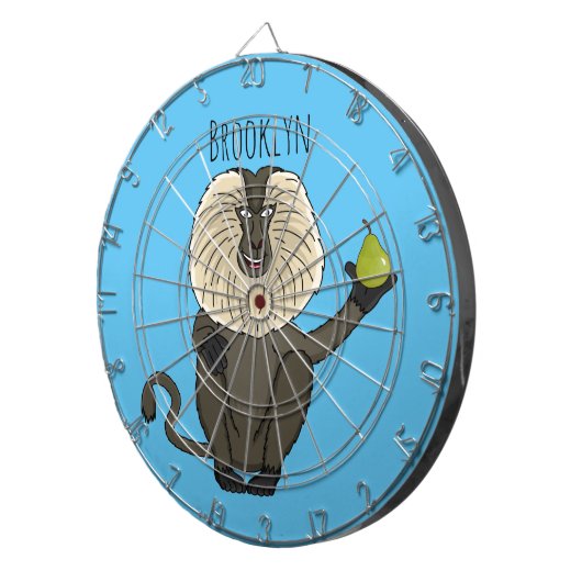 Cartoon des Affen Dartscheibe (Vorderseite rechts)