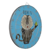 Cartoon des Affen Dartscheibe (Vorderseite Links)