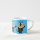 Cartoon des Affen Espressotasse (Rechts)