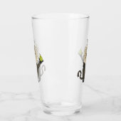 Cartoon des Affen Glas (Links)