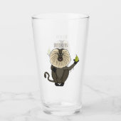 Cartoon des Affen Glas (Vorderseite)