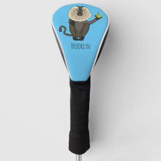 Cartoon des Affen Golf Headcover (Vorderseite)