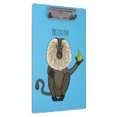 Cartoon des Affen Klemmbrett (Rechts)