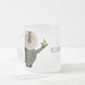 Cartoon des Affen Mattglastasse (Vorderseite Links)