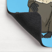 Cartoon des Affen Mousepad (Ecke)