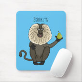 Cartoon des Affen Mousepad (Mit Mouse)