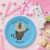 Cartoon des Affen Pappteller (Party)