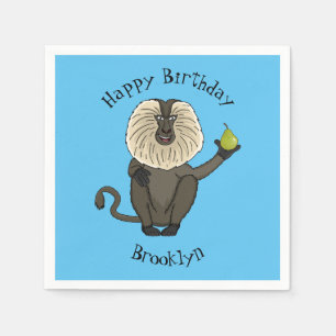 Cartoon des Affen Serviette