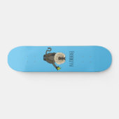 Cartoon des Affen Skateboard (Horizontal)
