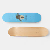 Cartoon des Affen Skateboard (Horizontal)
