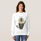 Cartoon des Affen Sweatshirt (Vorne ganz)