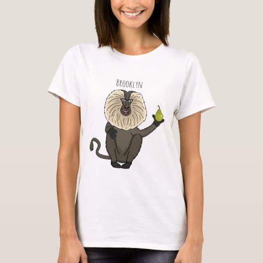 Cartoon des Affen T-Shirt (Vorderseite)