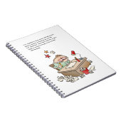 Cartoon des Autors mit lustigem Zitat Notizblock (Rechte Seite)